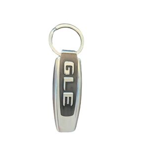 GLE Silver and Black Car Keychain